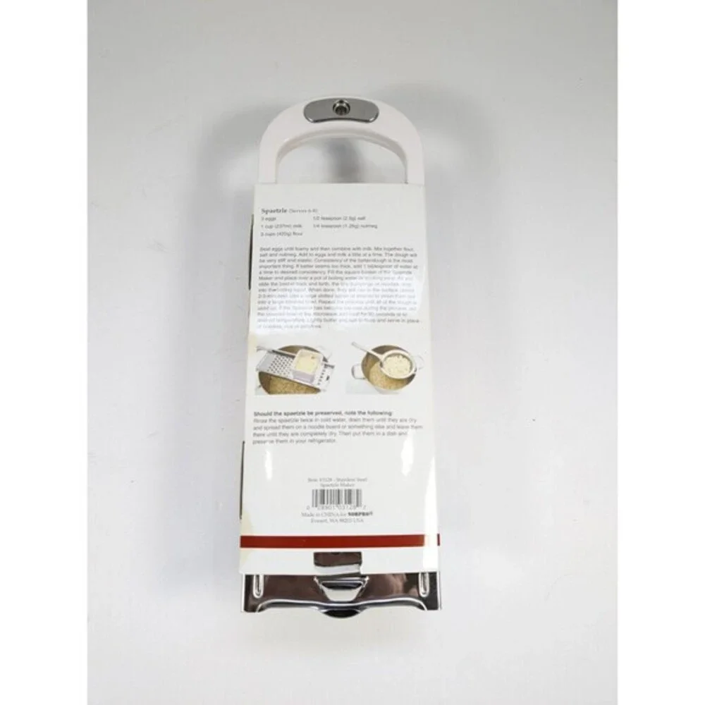 Norpro Stainless Steel Spaetzle Spaetzle German Egg‎ Dumpling Noodle Maker NEW